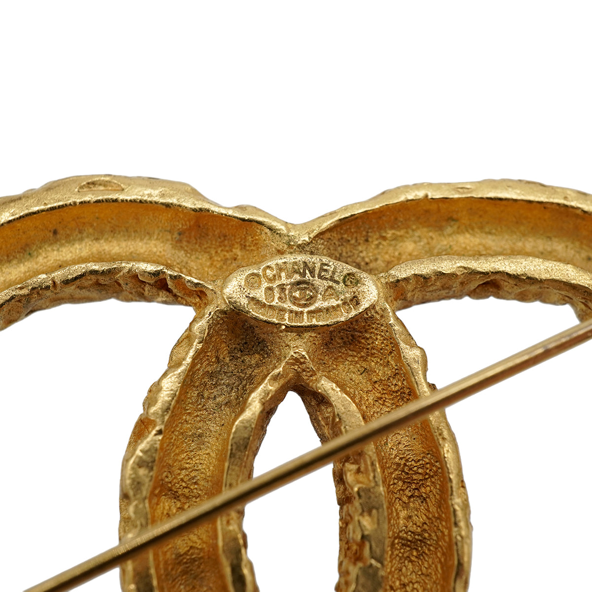 VINTAGE CHANEL COCOMARK BROOCH GOLD ACCESSORY 95A 90335320