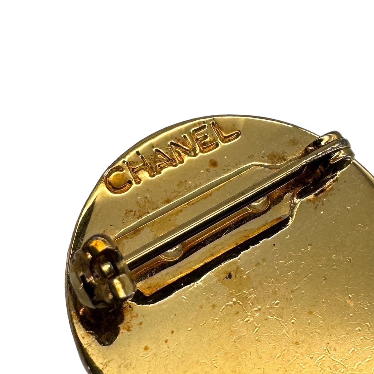 VINTAGE CHANEL BROOCH MATELASSE BAG MOTIF GOLD ACCESSORY 90322932