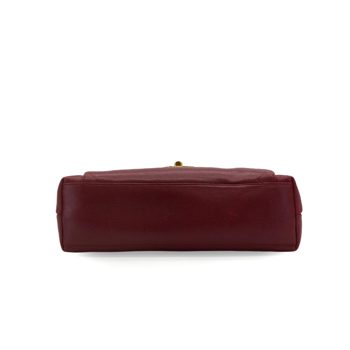 VINTAGE CHANEL CHAIN SHOULDER BAG RED CAVIAR SKIN GOLD HARDWARE 90343412