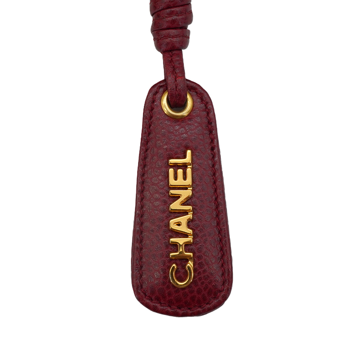 VINTAGE CHANEL CHAIN SHOULDER BAG RED CAVIAR SKIN GOLD HARDWARE 90343412