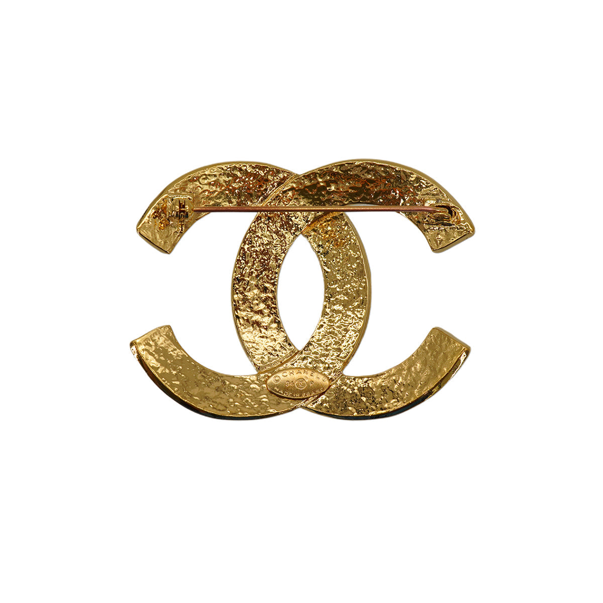 VINTAGE CHANEL COCOMARK BROOCH GOLD ACCESSORY 94P 90331819