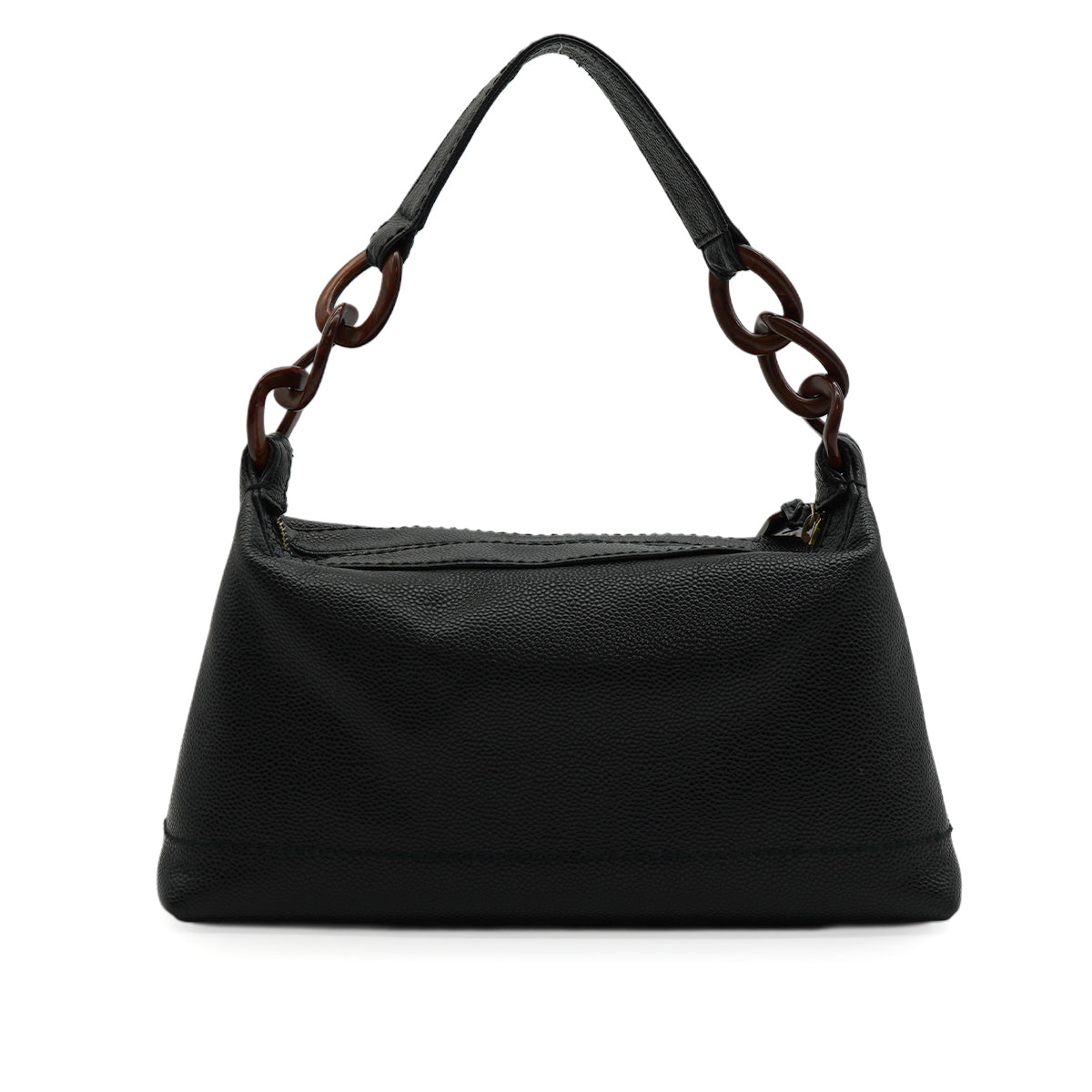 VINTAGE CHANEL COCOMARK SHUOLDER BAG BLACK TORTOISESHELL CAVIAR SKIN PLASTIC HARDWARE 90346124