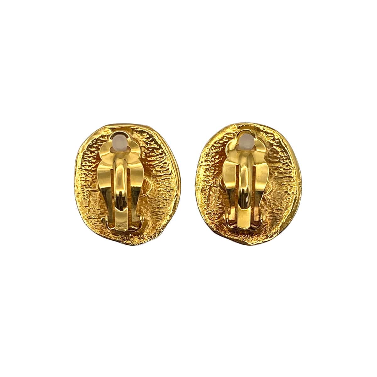 VINTAGE CHANEL EARRINGS 31 RUE CAMBON GOLD ACCESSORY 90321025