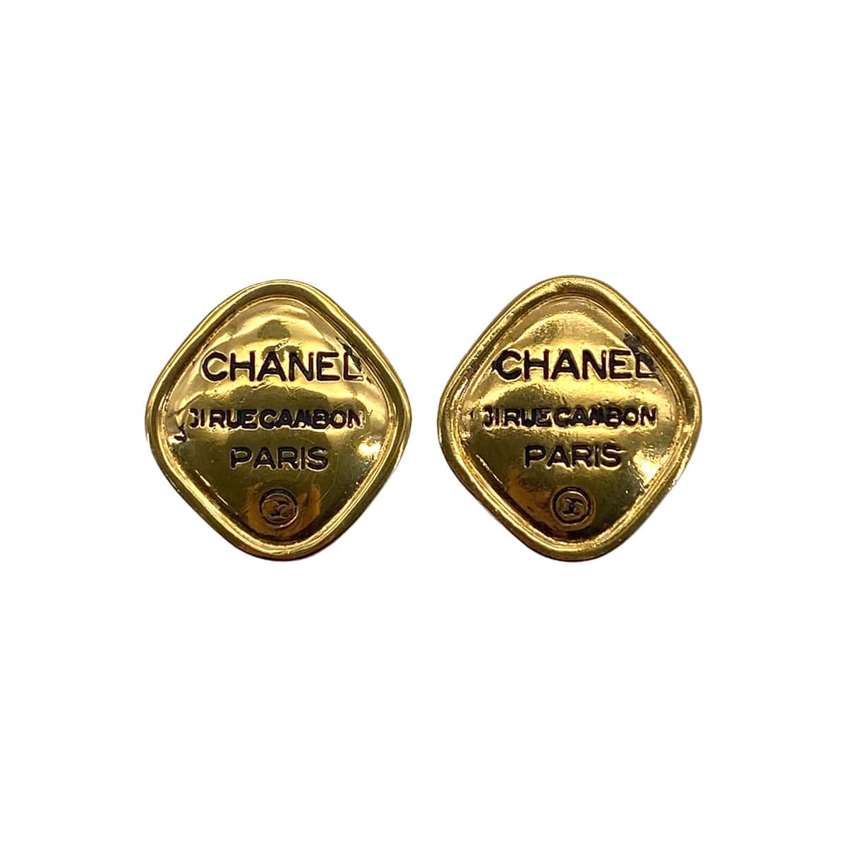 VINTAGE CHANEL EARRINGS 31 RUE CAMBON GOLD ACCESSORY 90323984