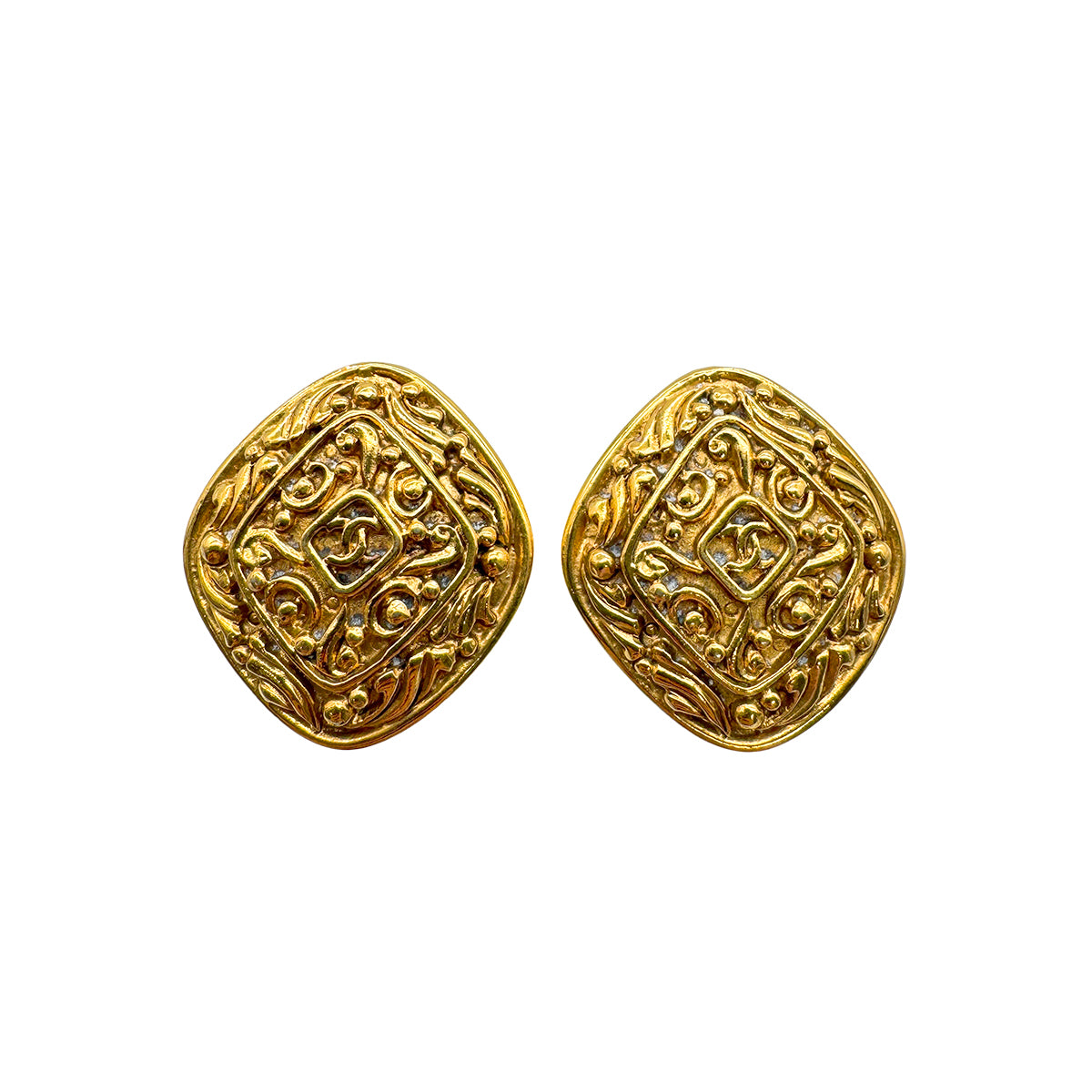 VINTAGE CHANEL EARRINGS COCOMARK DIA ACCESSORY 90328941