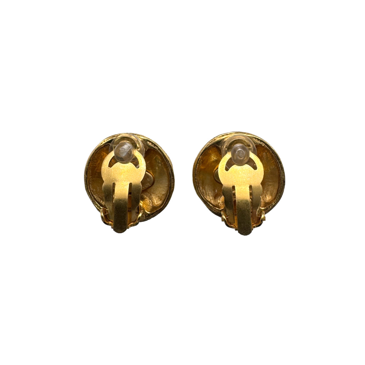 VINTAGE CHANEL EARRINGS COCOMARK GOLD ACCESSORY 94A 90326216