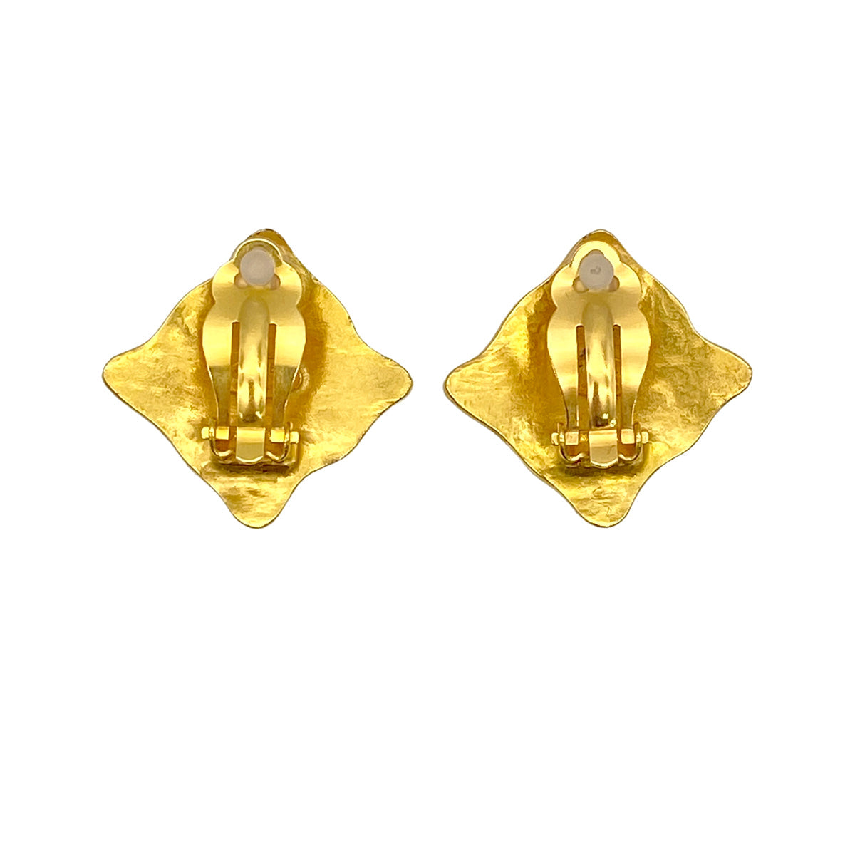 VINTAGE CHANEL EARRINGS COCOMARK GOLD ACCESSORY 95A 90319678