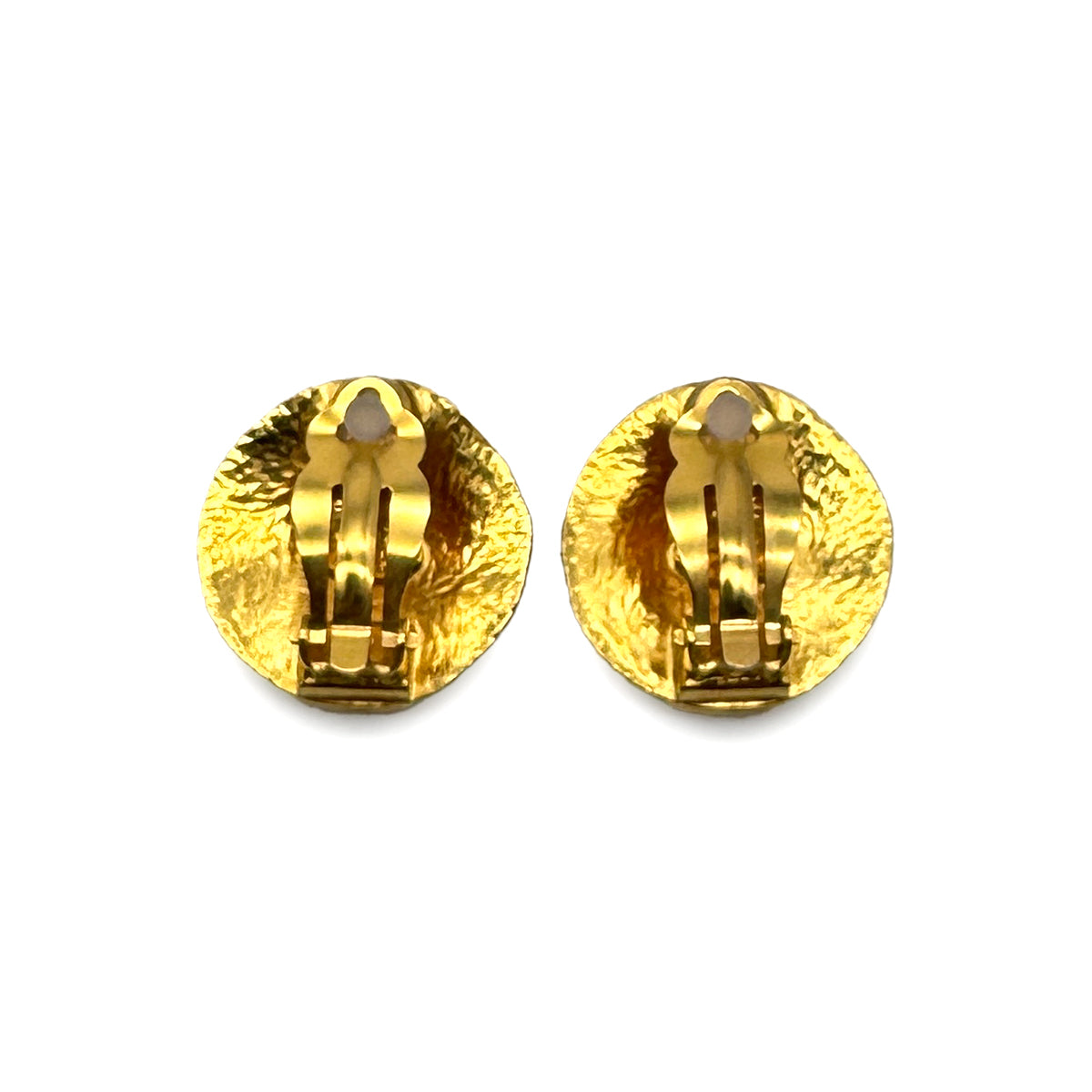 VINTAGE CHANEL EARRINGS COCOMARK GOLD ACCESSORY 98P 90319120