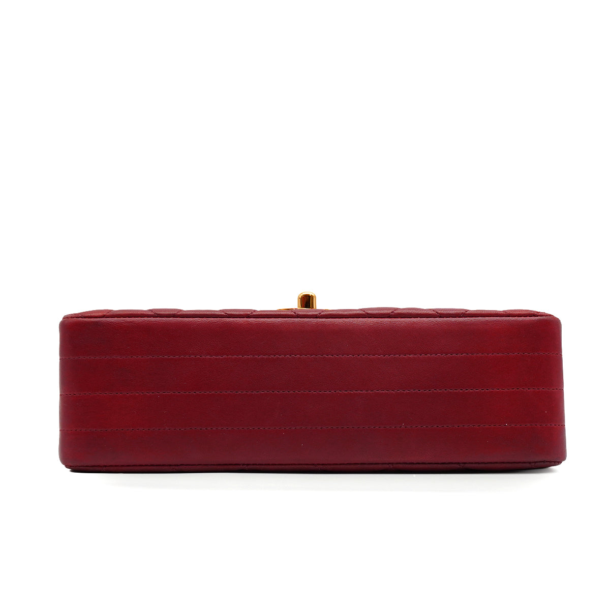 VINTAGE CHANEL MATELASSE CHAIN SHOULDER BAG BORDEAUX LAMB SKIN GOLD HARDWARE  90338306