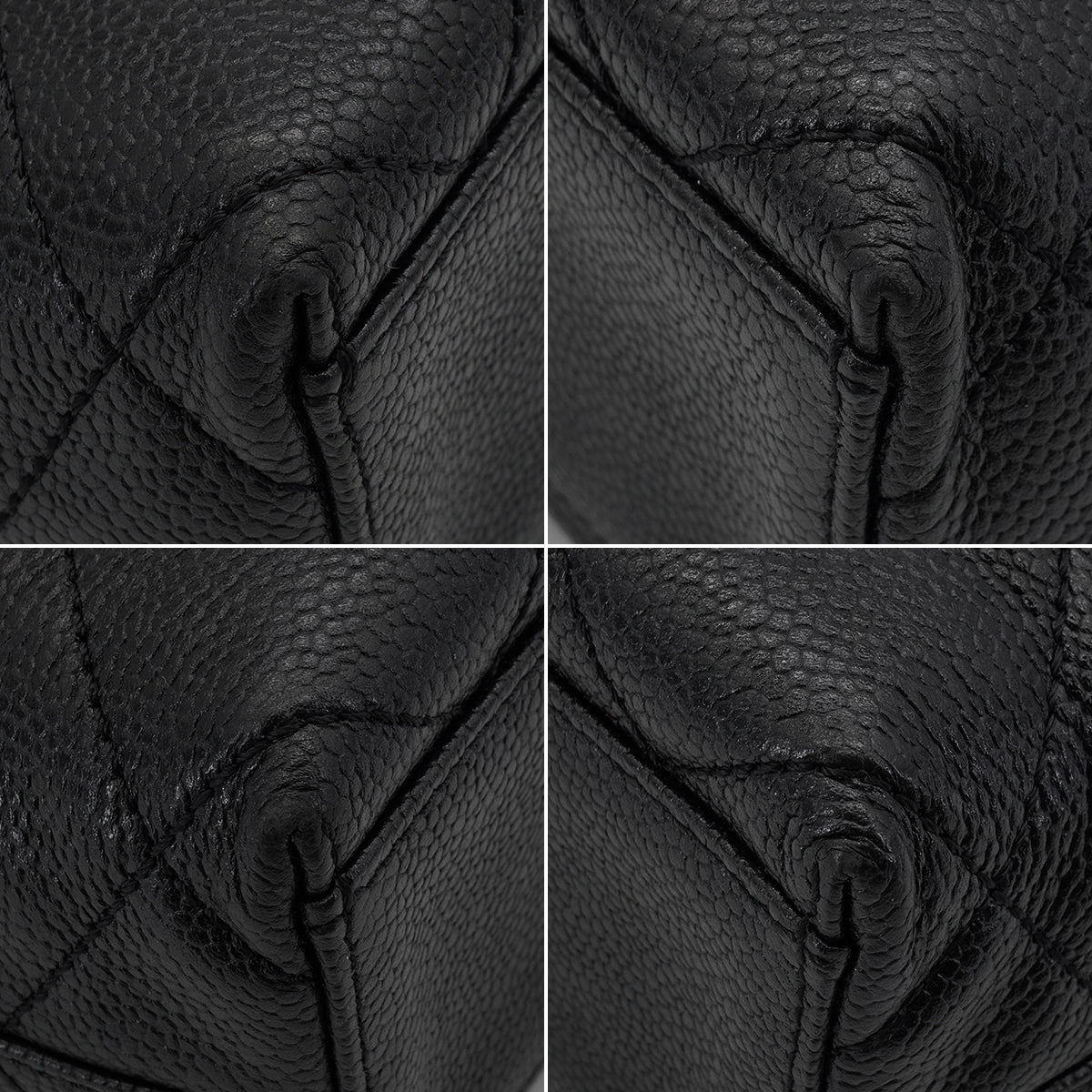 VINTAGE CHANEL MATELASSE COCOMARK CHAIN TOTE SHOULDER BAG BLACK BROWN CAVIAR SKIN PLASTIC HARDWARE 90339644