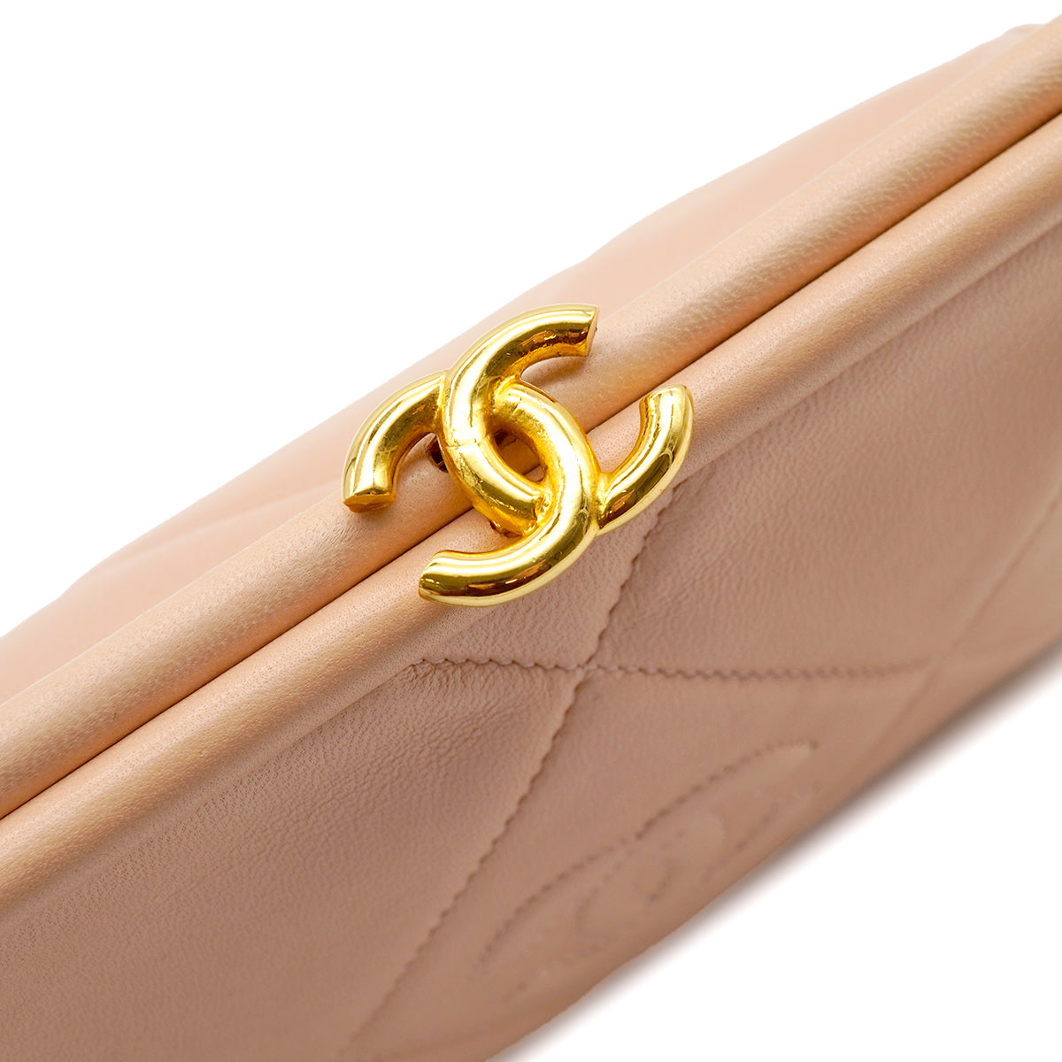 VINTAGE CHANEL COCOMARK  MATELASSE SHOULDER BAG FRINGE PINK GOLD HARDWARE 90346874