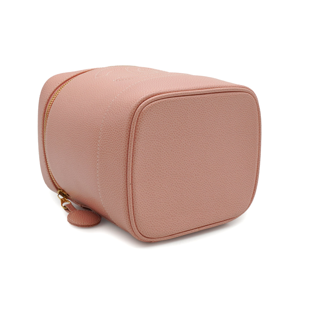 VINTAGE CHANEL COCOMARK VANITY HAND BAG PINK CAVIAR SKIN 90339655