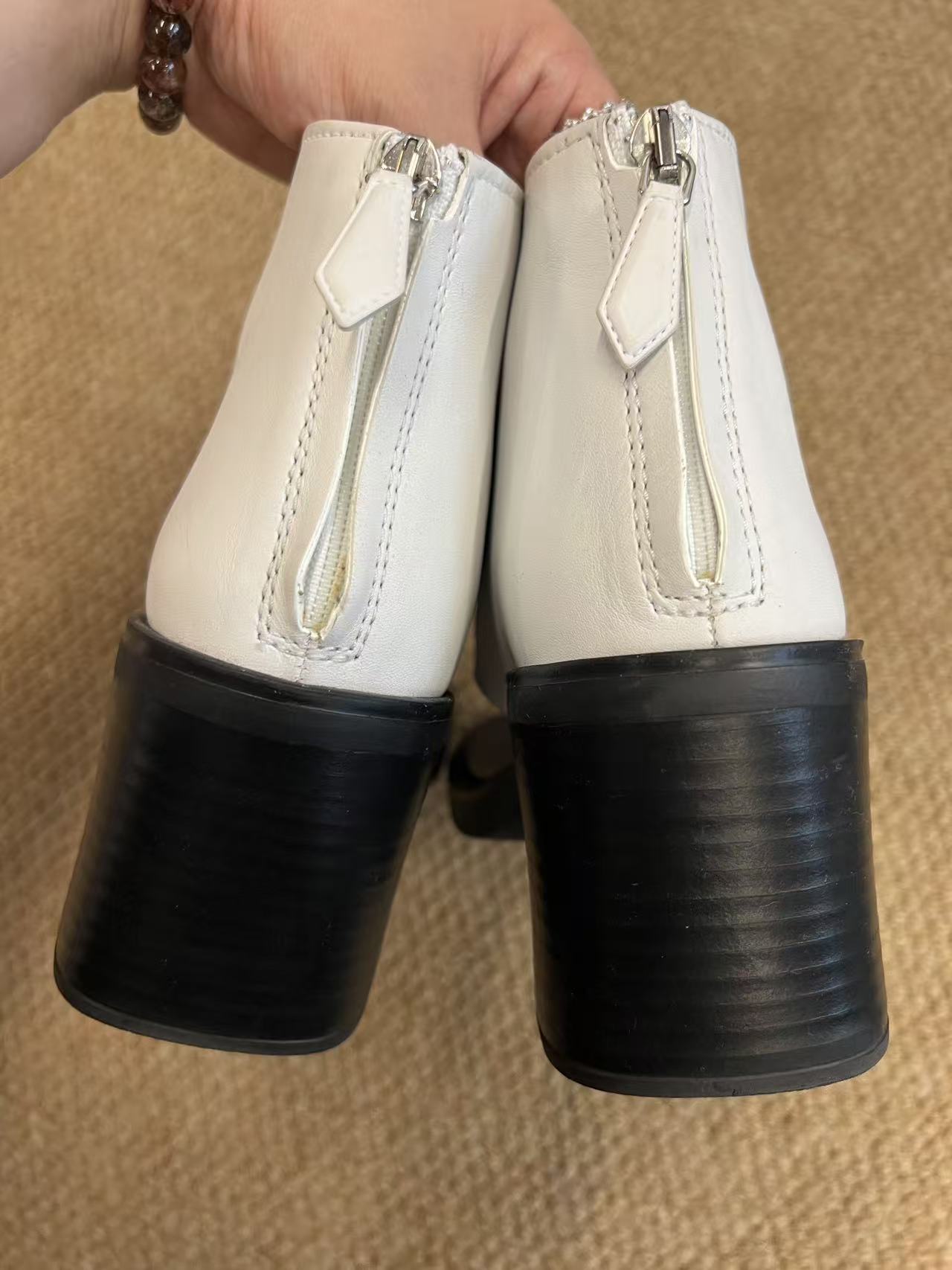 Size 36 - Miu Miu Leather thong ankle boots