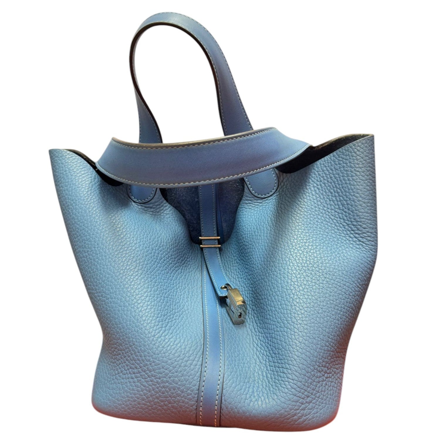 Hermes Picotin 22 Blue with PHW