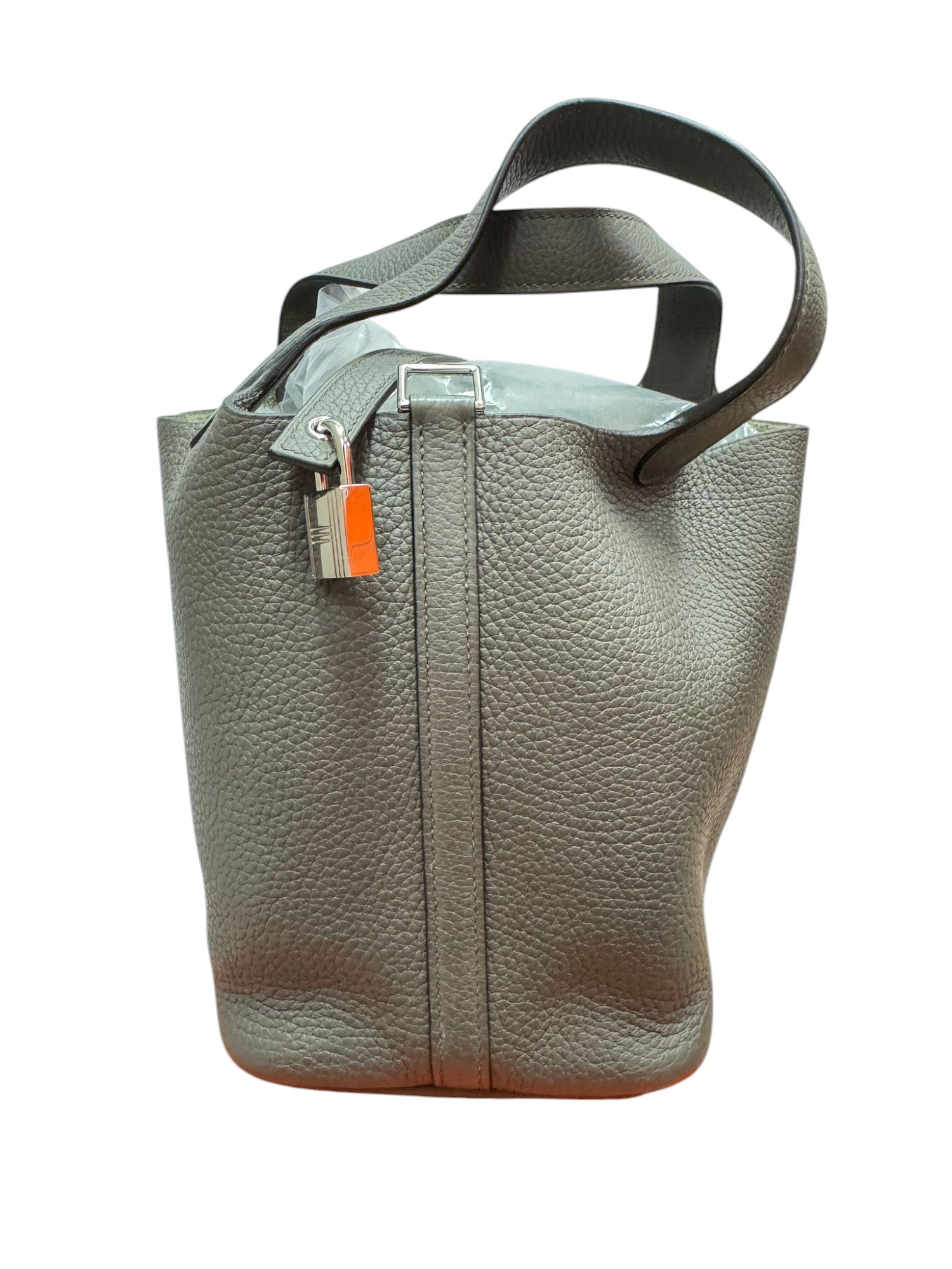 Hermes Picoton 18 in Etoupe Clemence with PHW