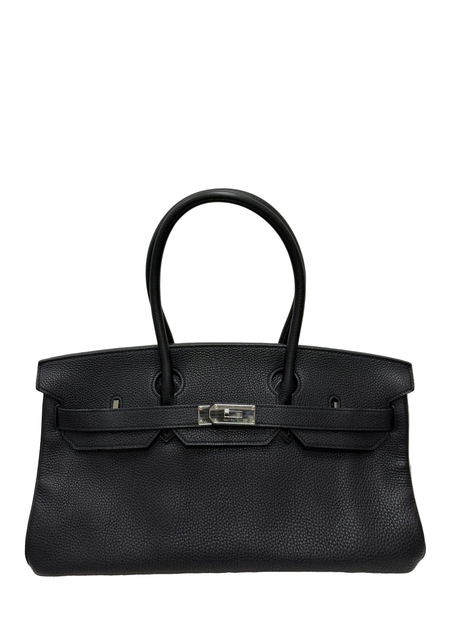 *LONDON LOCATED* PRELOVED HERMÈS JPG SHOULDER BIRKIN BLACK Togo Leather with Palladium Hardware