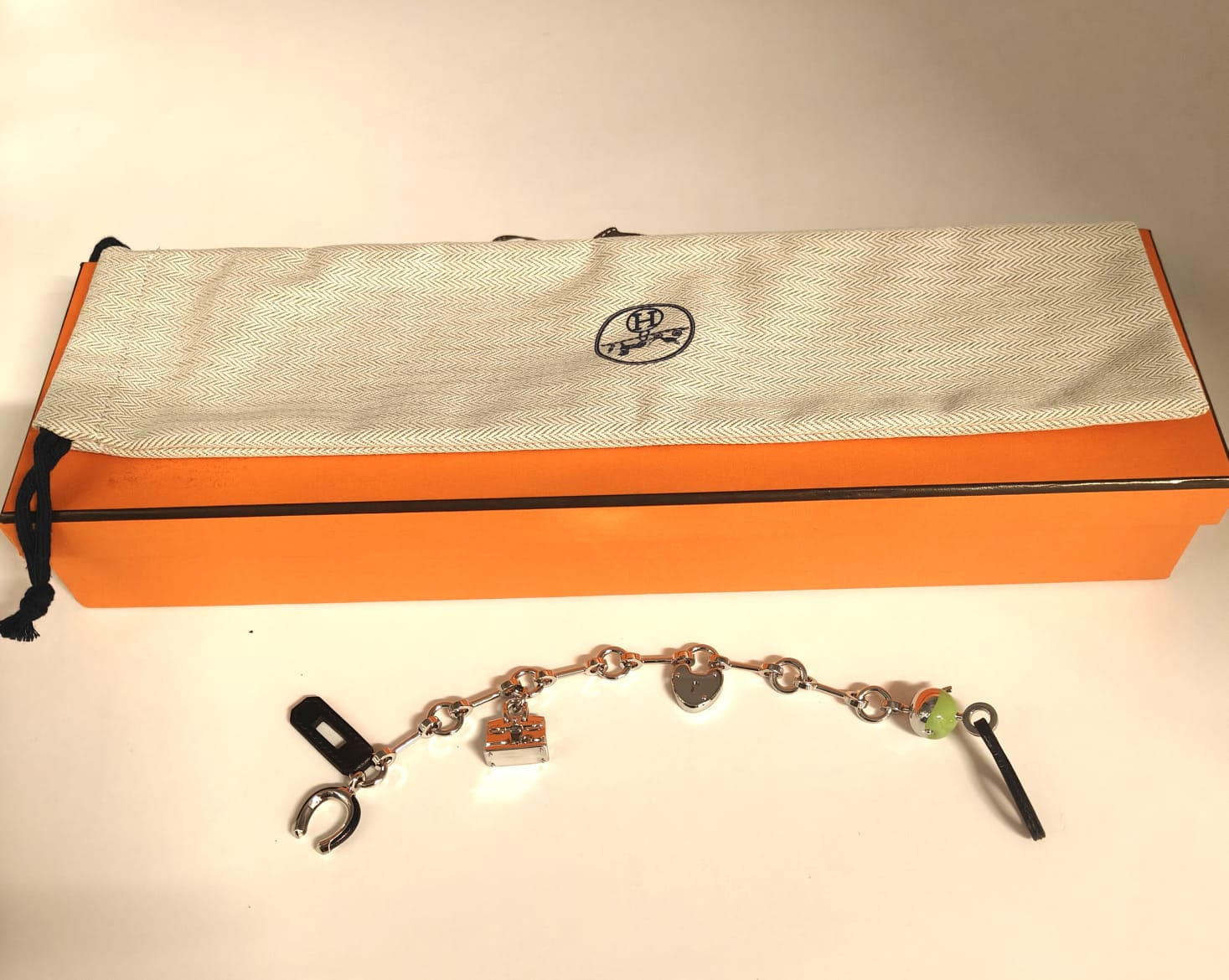Hermes Blue Box Charm DXBS6409