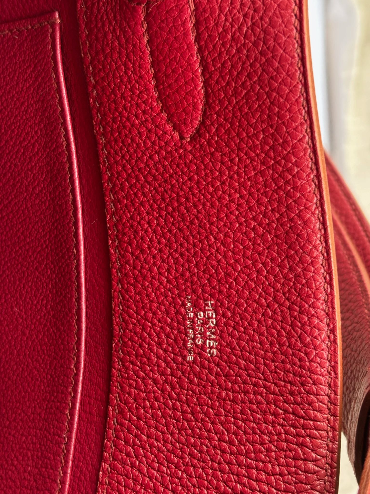 Hermes  So Kelly 22 X stamp Rubis ALTC0771
