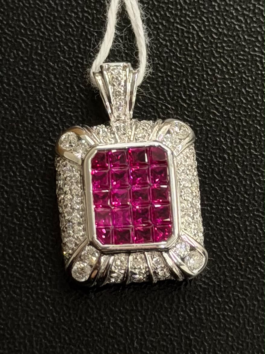 Ring in 750 - Ruby 1.85 + D0.60 2192 JJC1506