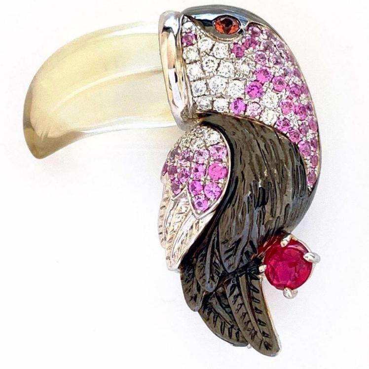 Brooch (Hand Crafted) - D0.232 + 14.498 G-BR668-04 JJC3062