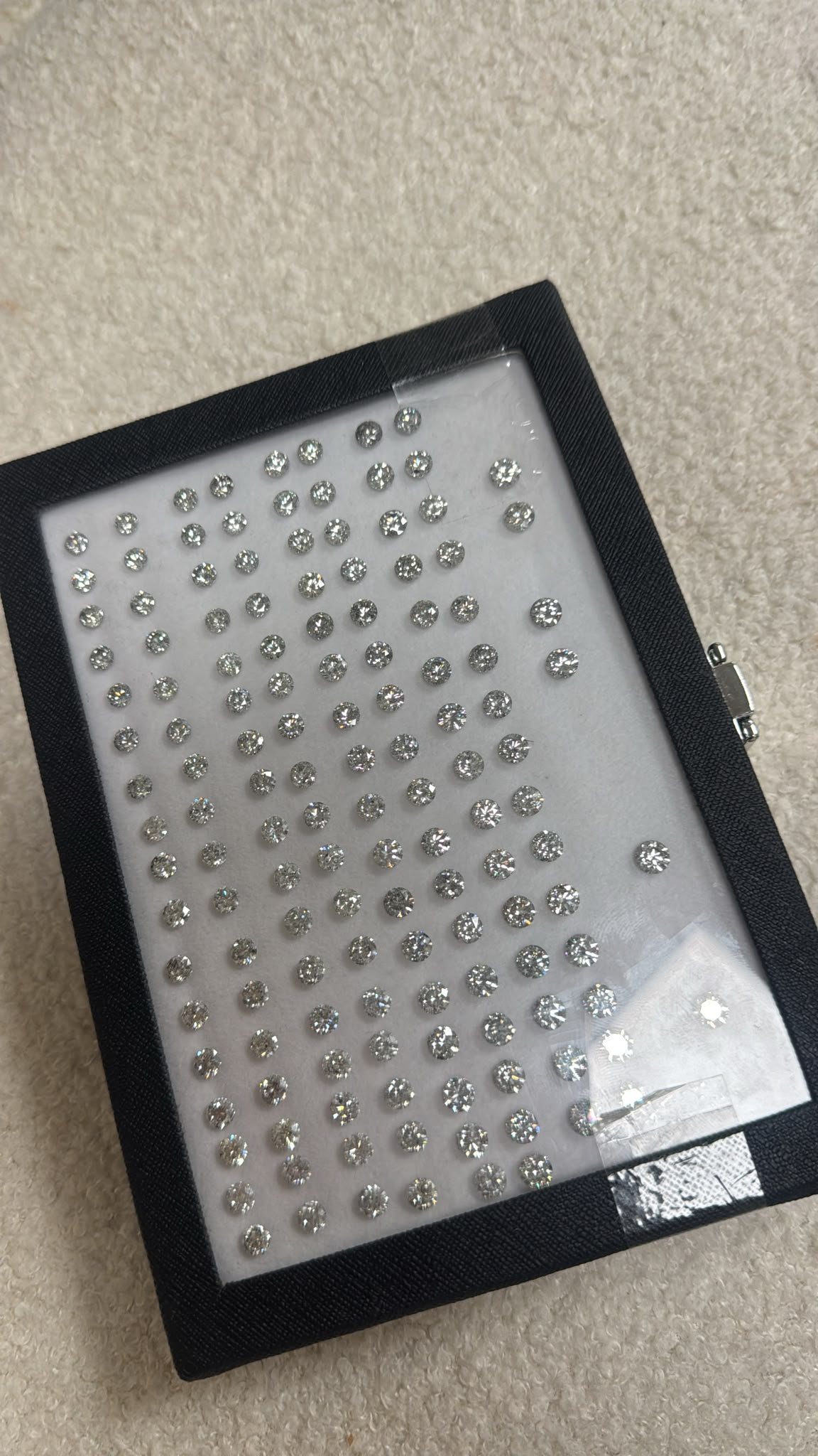 White Diamond Pair 1.5crt