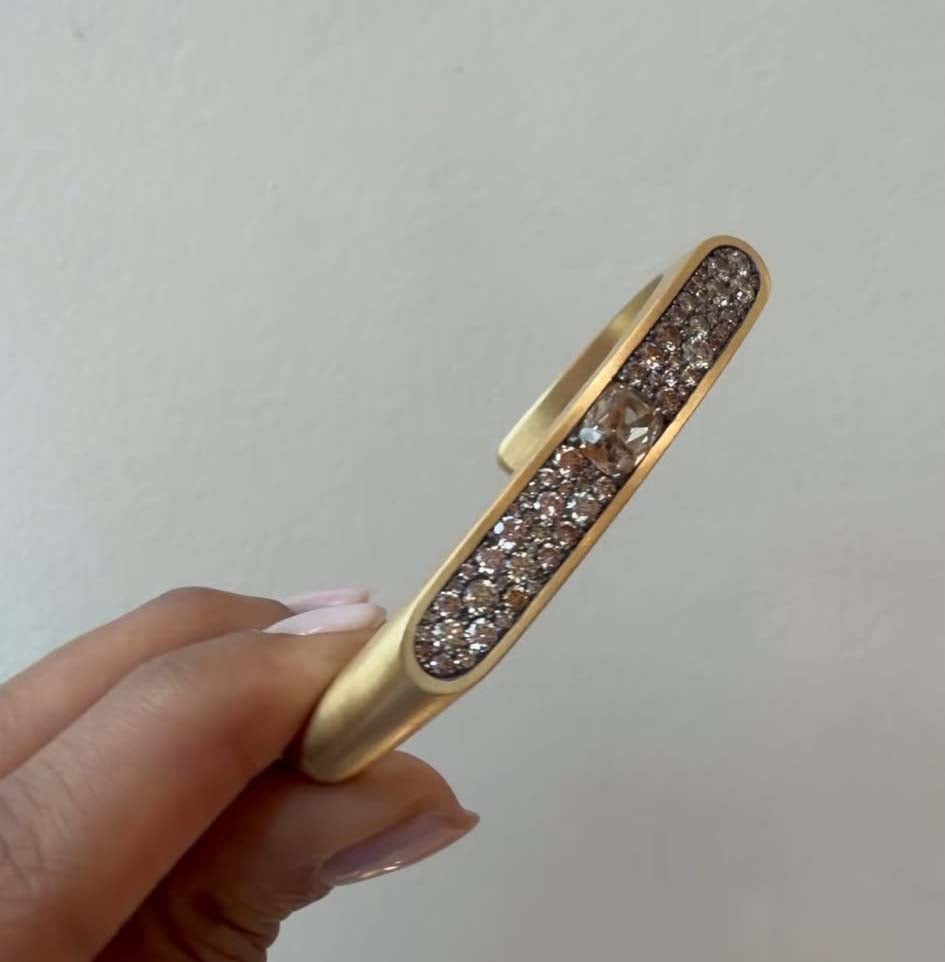 18k Royal Matte Thin Band(setting only) SABSET055