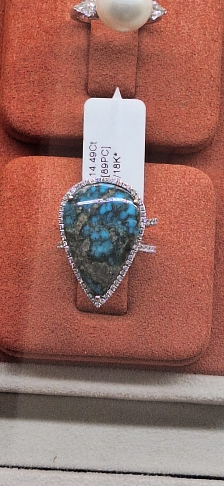 Silver Torqouise Ring SABSET059 (setting only)