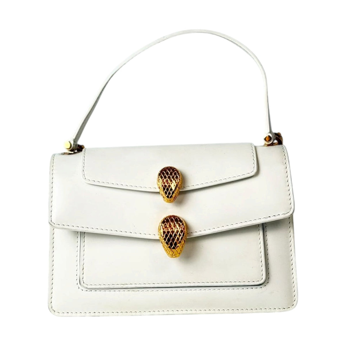 Bvlgari Serpenti X Alexandra Wang White Top Handle Bag