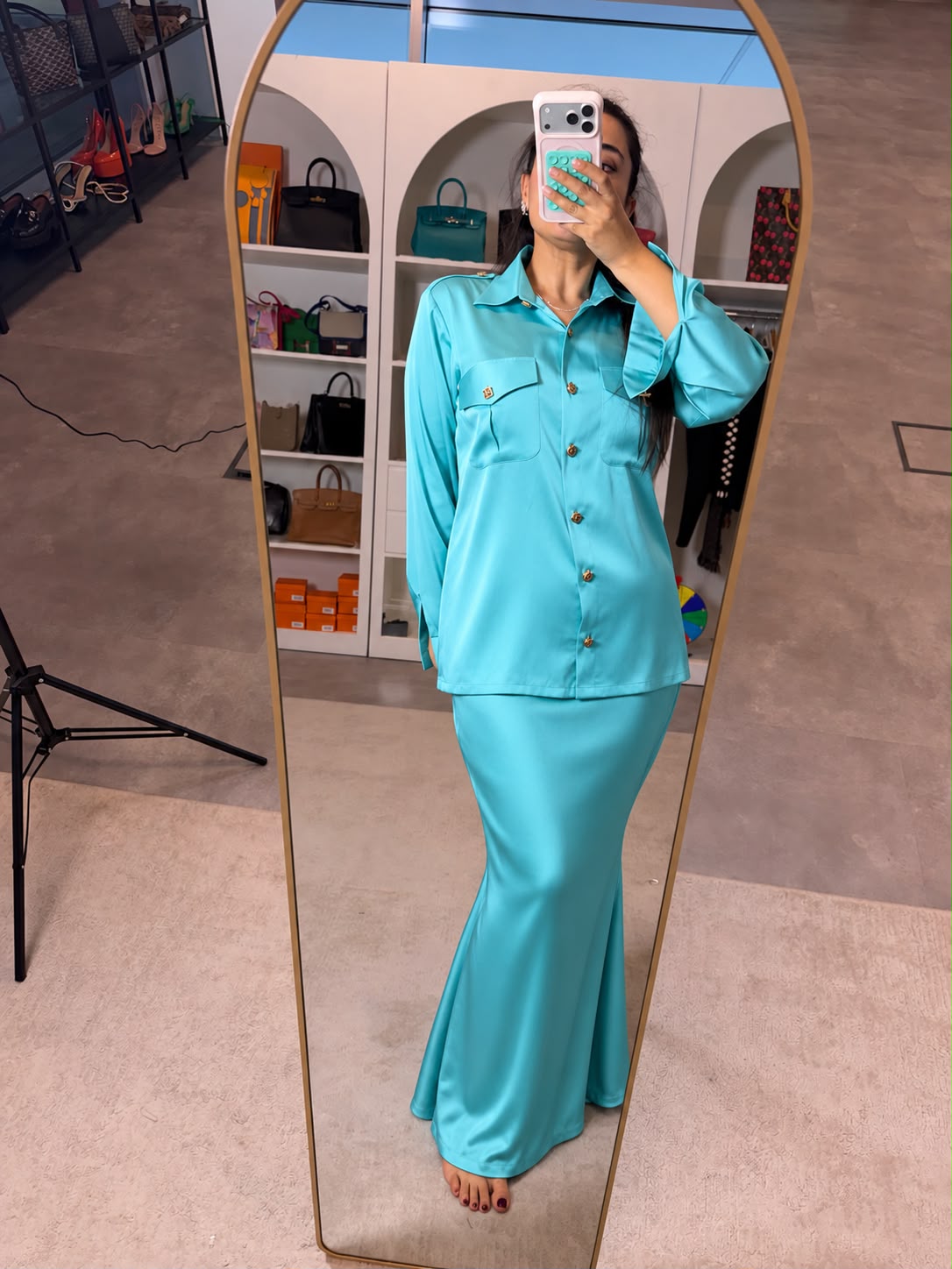 Turquoise gripoix set TP09066
