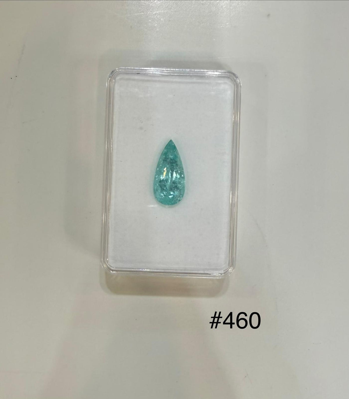 5.81ct PEAR NIGERIAN PARAIBA DXBCS7006
