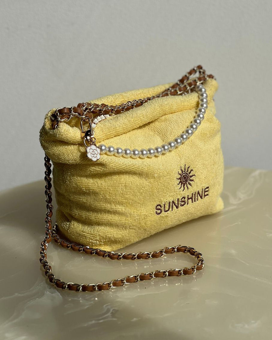 SUNSHINE - Yellow Terry Bag