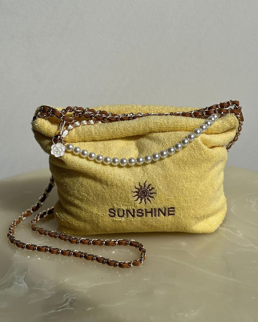 SUNSHINE - Yellow Terry Bag