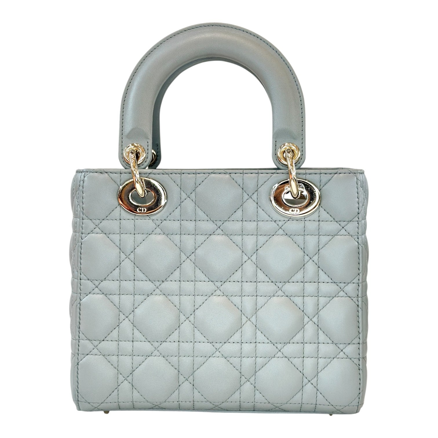 Dior Small Grey Lady Dior Bag