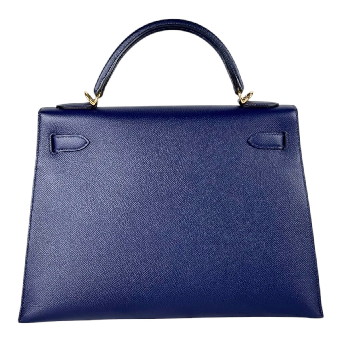 Hermes Blue Kelly 32 in Epsom Sellier with GHW