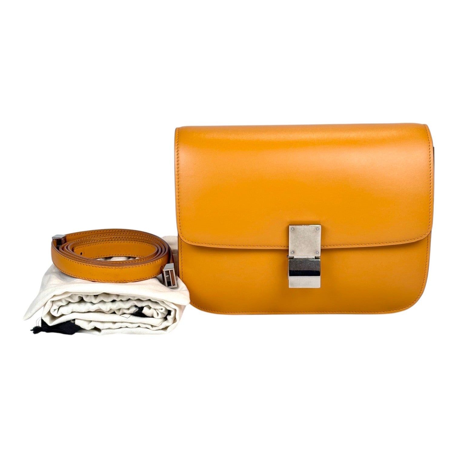Celine Classic Box Classic Amber Bag