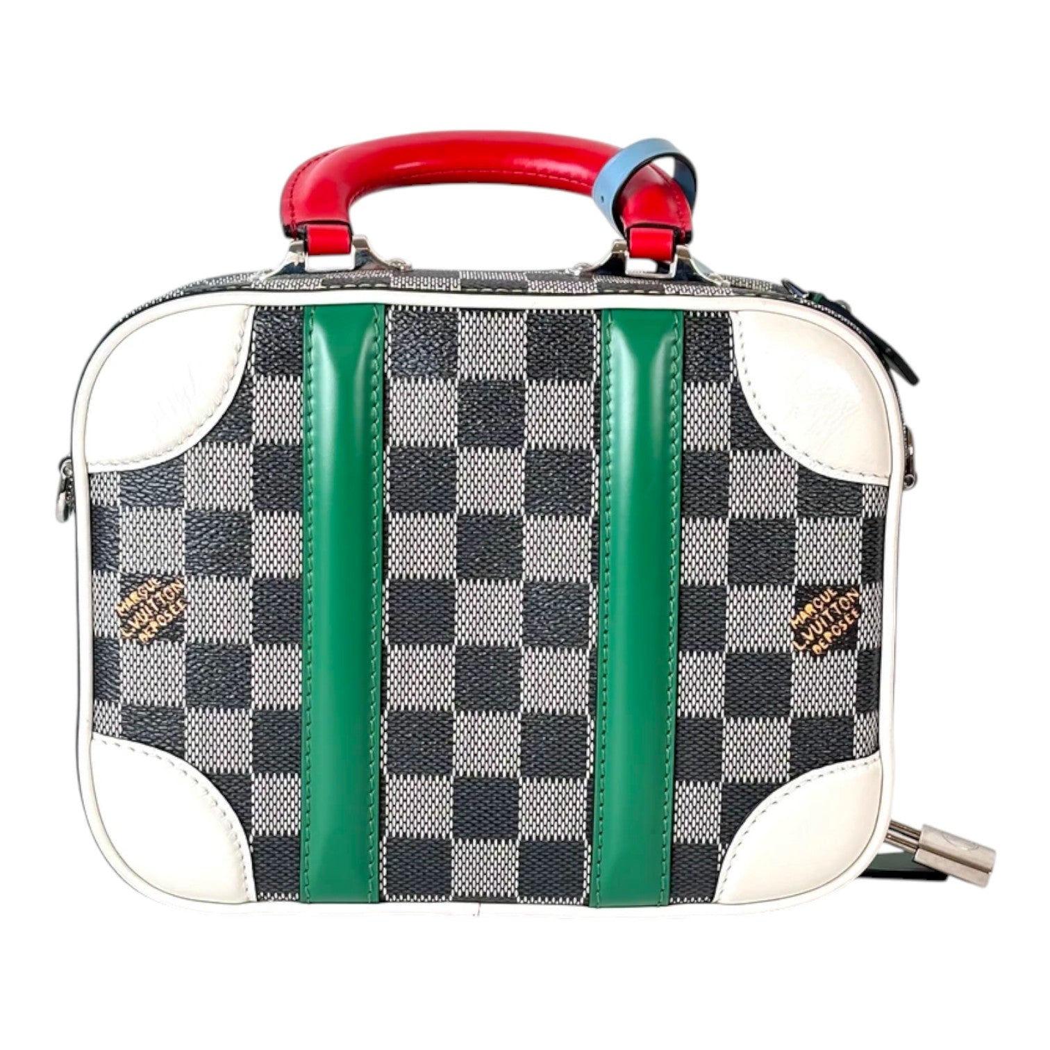 Louis Vuitton Mini Multi Coloured & Damier Valisette Luggage Bag
