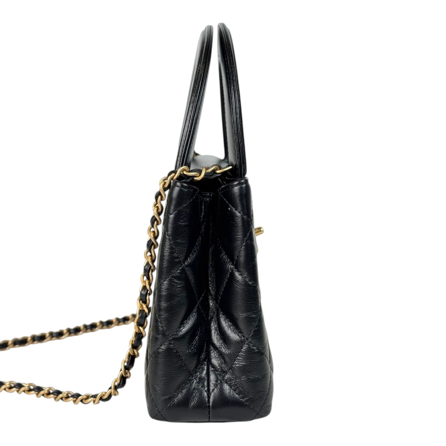 Chanel Black Mini Kelly Tote Bag with GHW