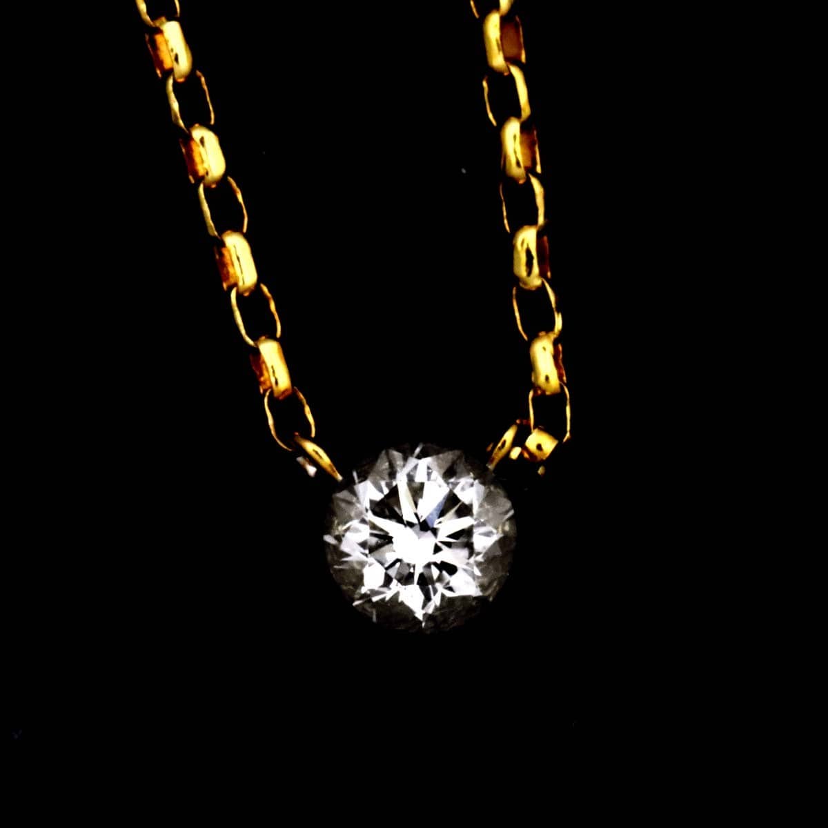 AHKAH AHKAH Diamond Necklace 18K Yellow Gold 750 90309491