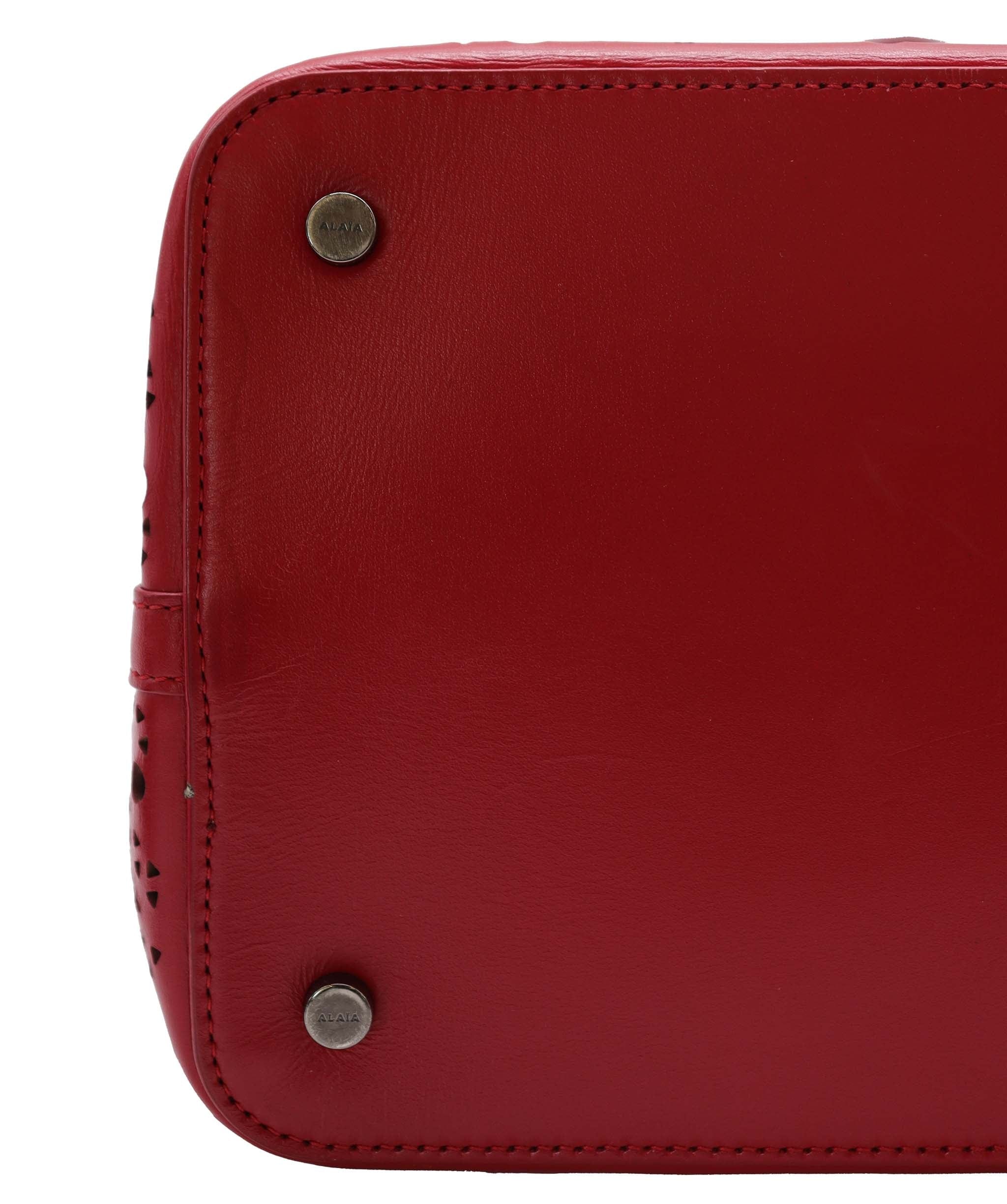 Alaïa ALAIA Hand bag Red with Wallet, Mirror & Dustbag ASC6416