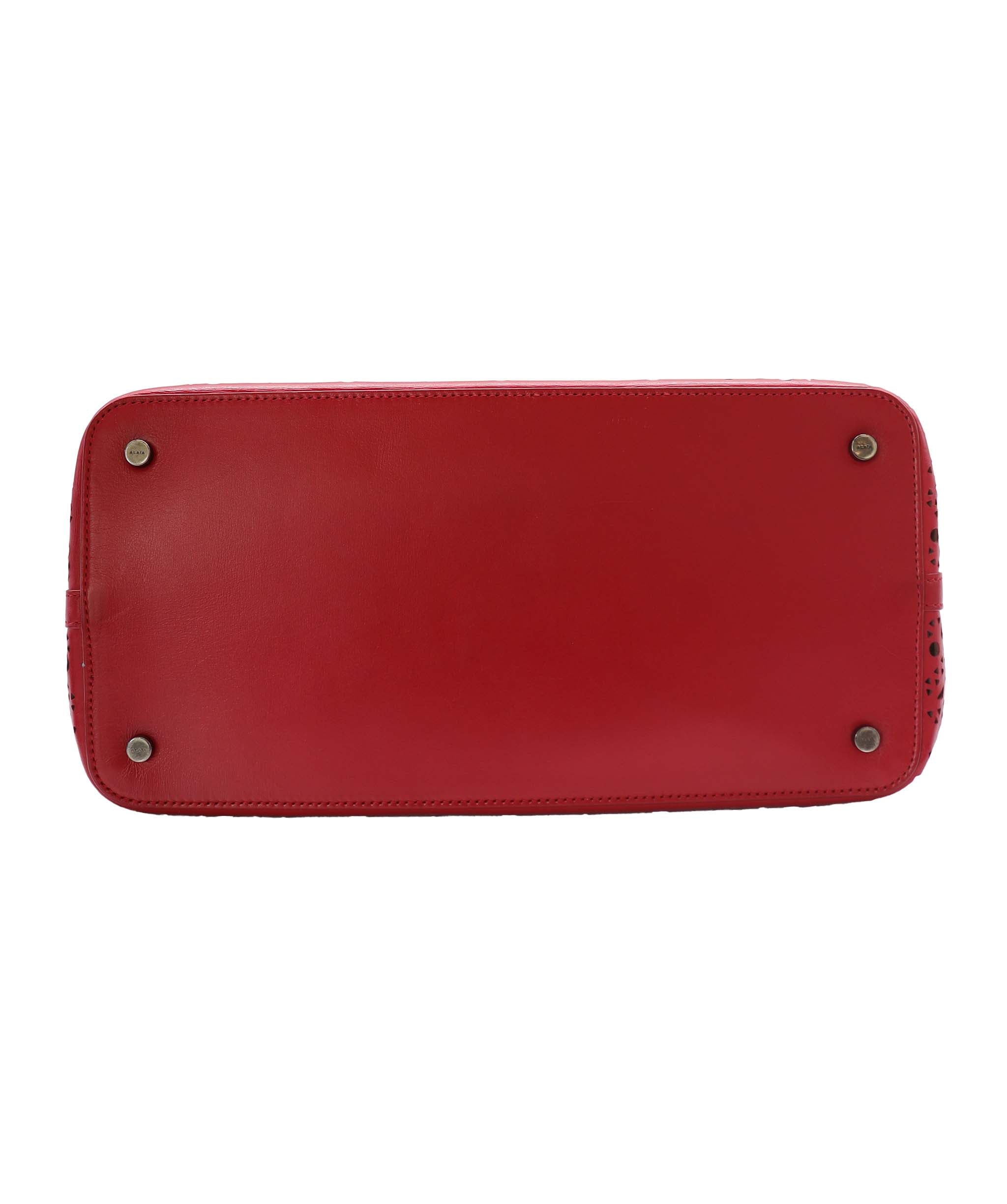 Alaïa ALAIA Hand bag Red with Wallet, Mirror & Dustbag ASC6416