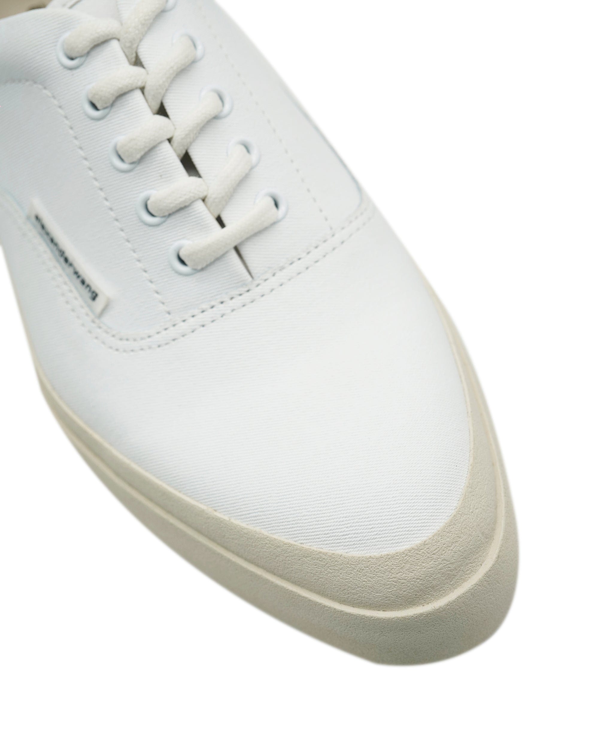 Alexander McQueen Alexander Wang Canvas White Trainers 39 New In Box ALL0467