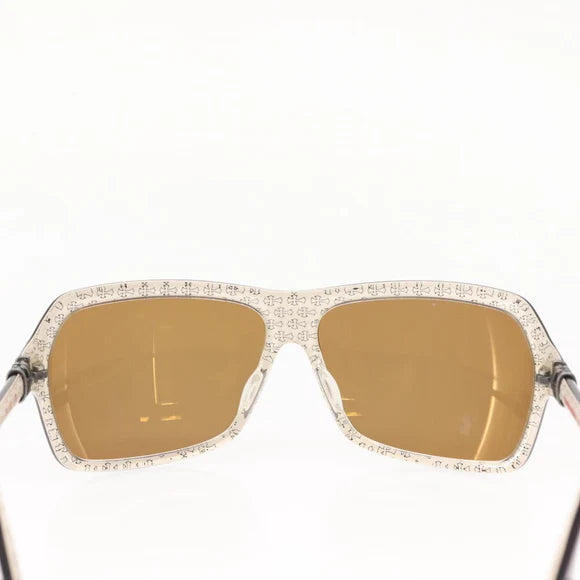 Chrome Hearts CH Plus Sunglasses plastic Brown Auth am9388V am9388V