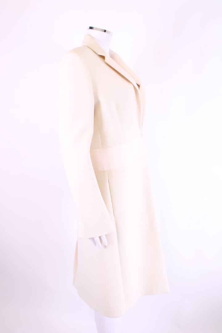 Amanda Wakeley Amanda Wakeley Tailored Crombie coat White M