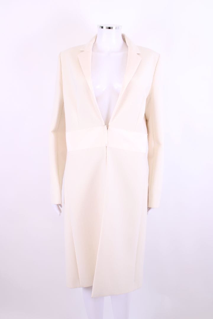 Amanda Wakeley Amanda Wakeley Tailored Crombie coat White M