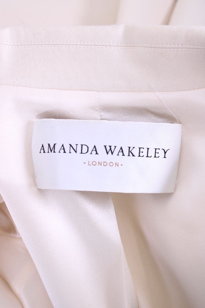 Amanda Wakeley Amanda Wakeley Tailored Crombie coat White M