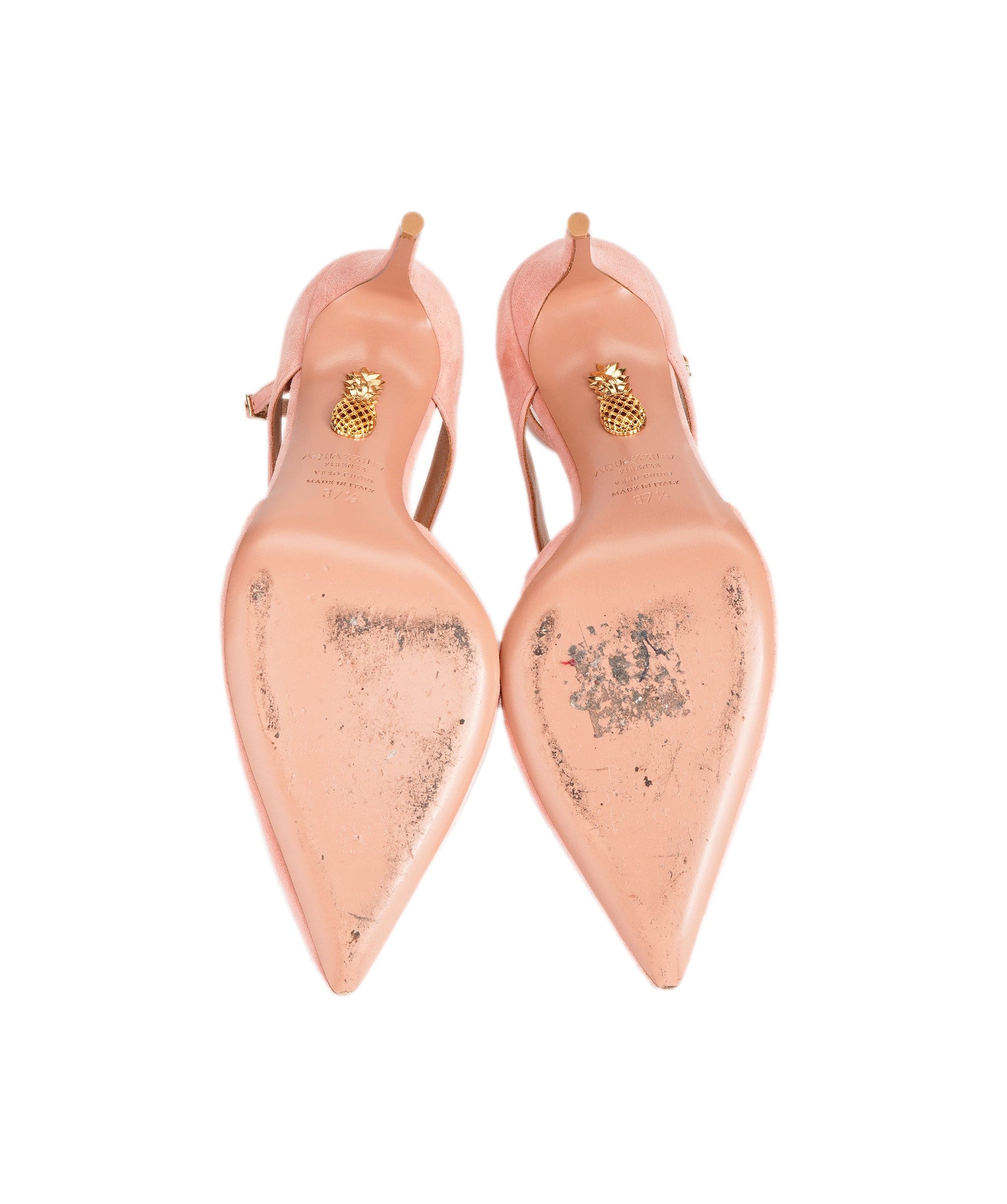 Aquazzura Aquazurra viviana pump suede heels in jaipur pink - AJC0838