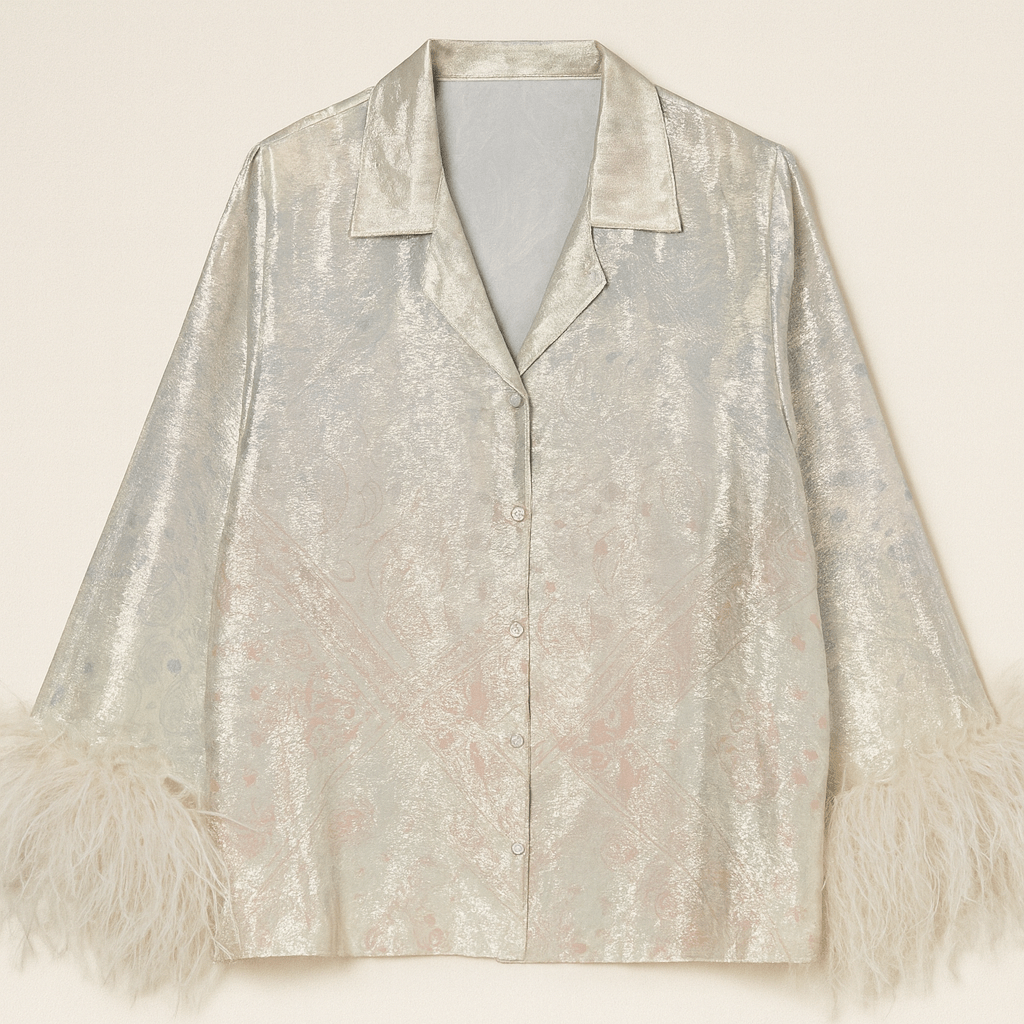 Artsa Shirt Plumage Bandana Shimmers | بلوزة نسائية Artsa Plumage - Maison Clad