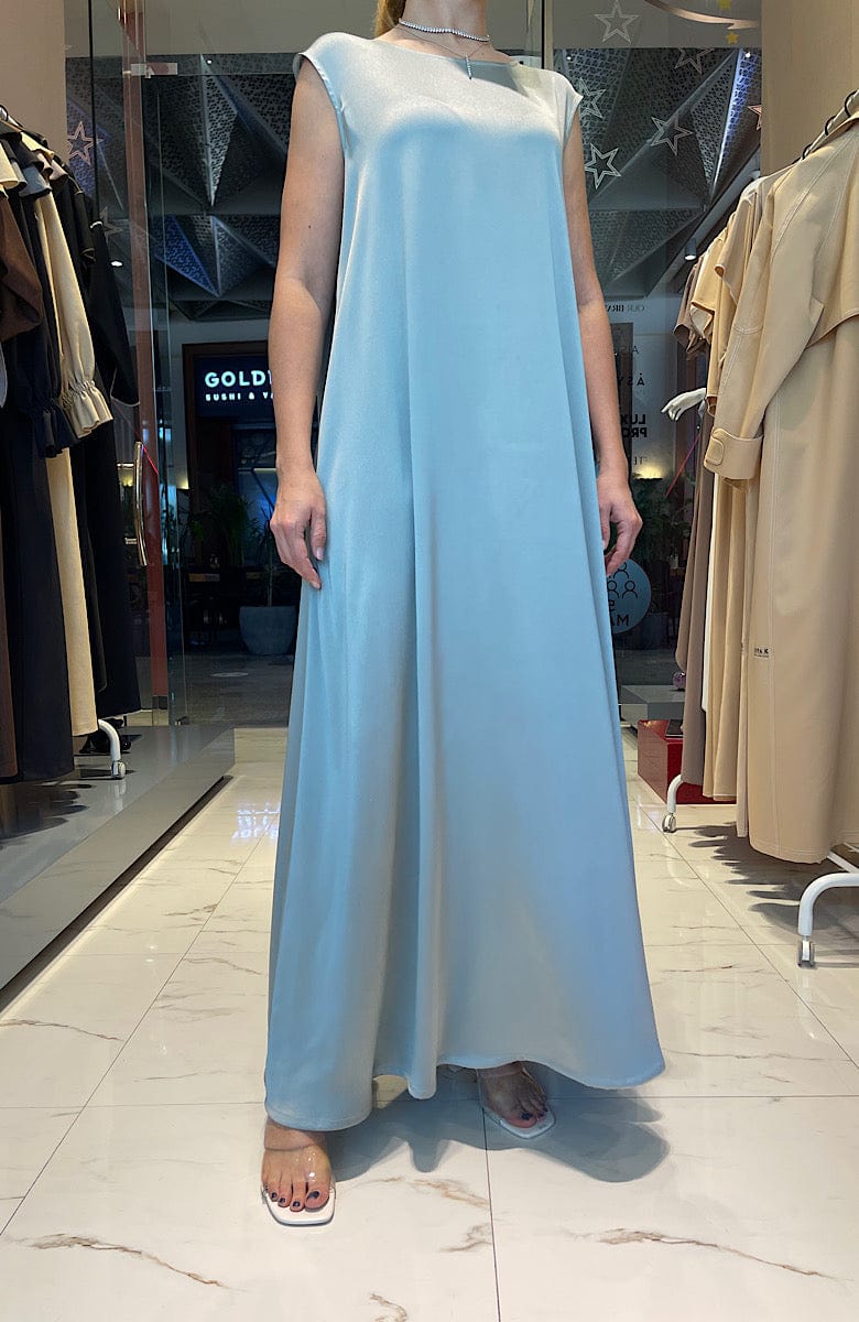 A-LINE SLEEVELESS DRESS (فستان) "AMIRA" (PIQUE COLLECTION)