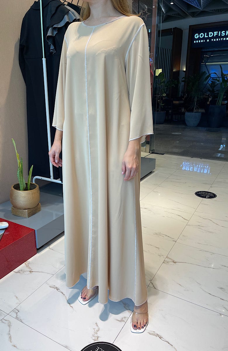 ASYA K. LONG SLEEVES A-LINE DRESS (فستان) “KRISTINA” (ELIZIA COLLECTION)