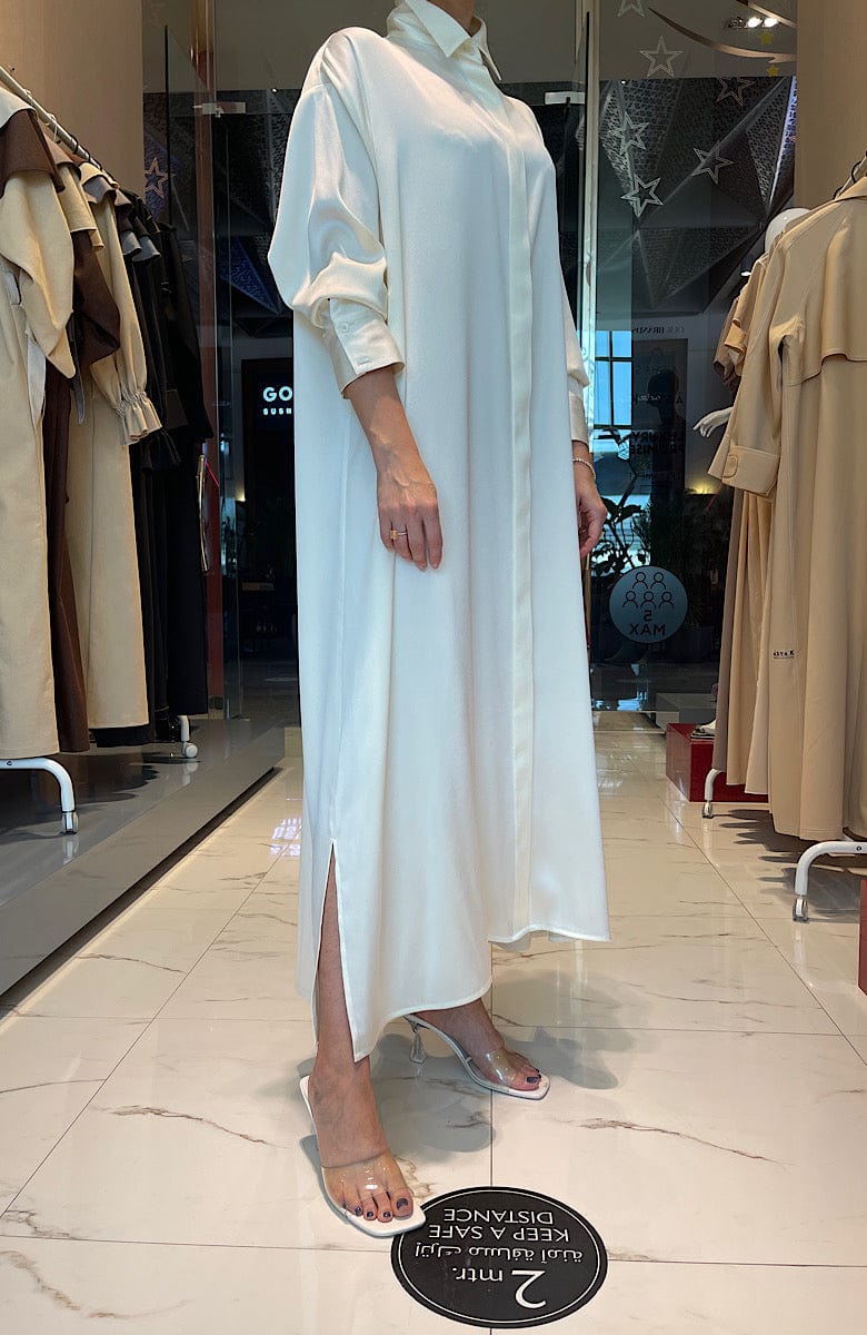 ASYA K. SHIRT DRESS (فستان) “ELENA” (PIQUE COLLECTION)